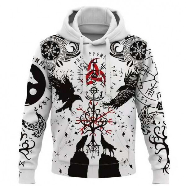 Bluza Viking Tattoo White